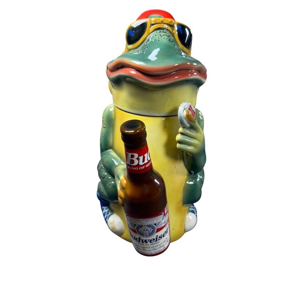Budweiser Other - Budweiser Bud Frog Character Stein CS301‎ Limited Edition 1996 with Box and COA